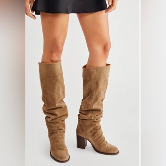 tall boots free people tan boots